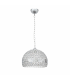 Lámpara colgante Nemes 1xE27 Tulipa Cristal Cromo Ø30