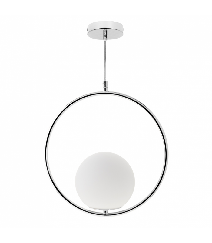 Lámpara Colgante Aimee Esfera 1xE27 Cromo