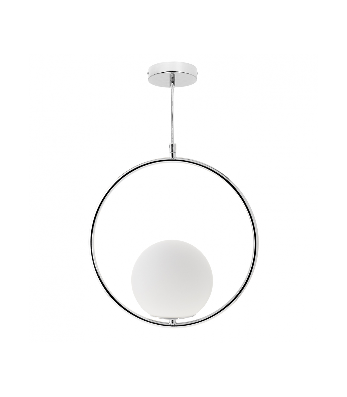 Lámpara Colgante Aimee Esfera 1xE27 Cromo