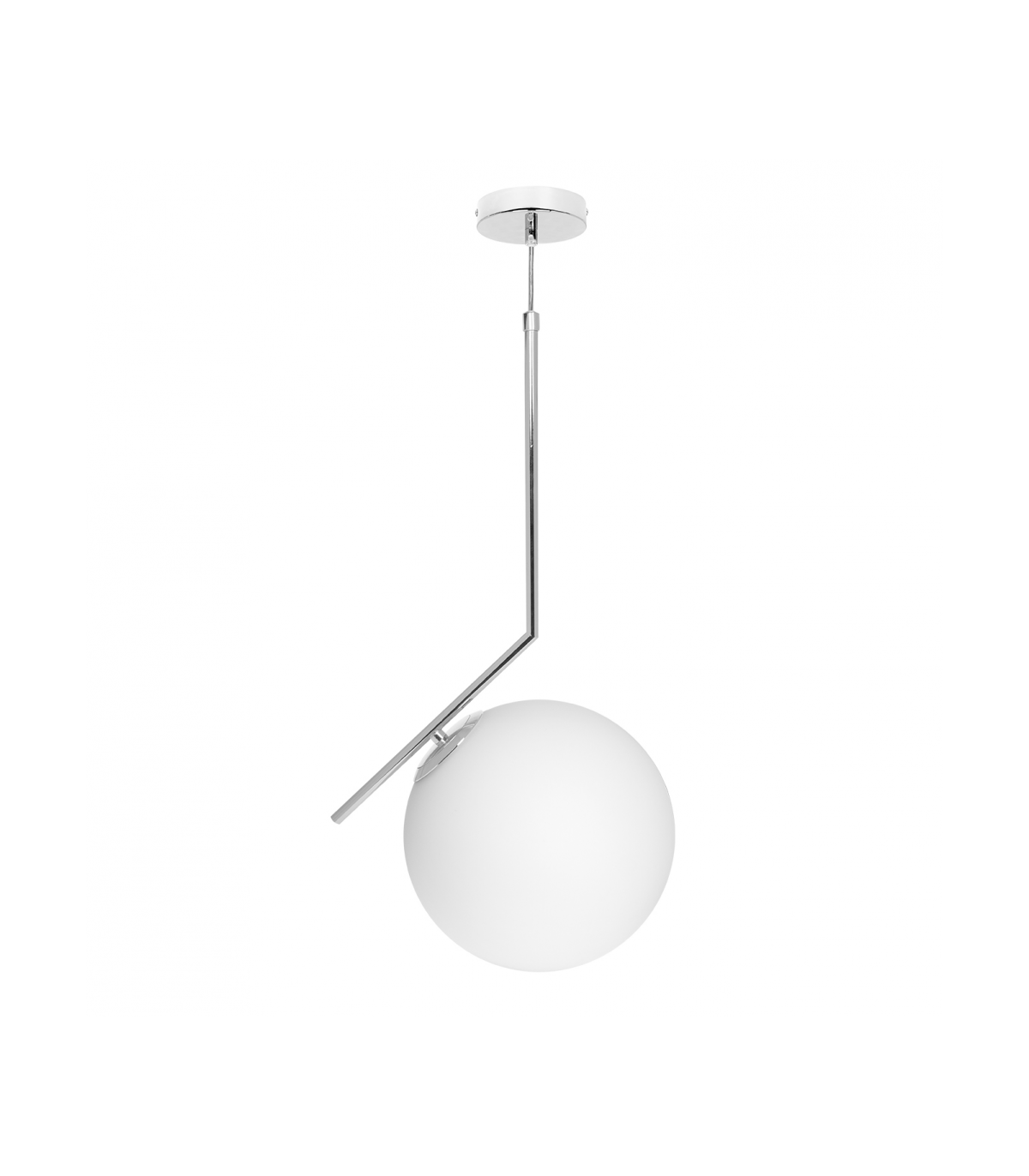 Lámpara Colgante Aimee 1xE27 Cromo REGx440mm
