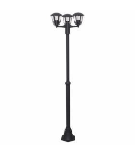 Farola Exterior Terva 3xE27 IP44 Antracita 177cm Alto