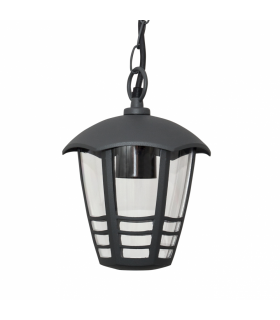 Farol Colgante Exterior Terva 1xE27 IP44 Antracita