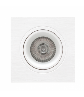 Aro Empotrable Led Basculante Oniro GU10 Cuadrado Blanco