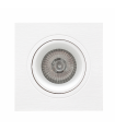 Aro Empotrable Led Basculante Oniro GU10 Cuadrado Blanco