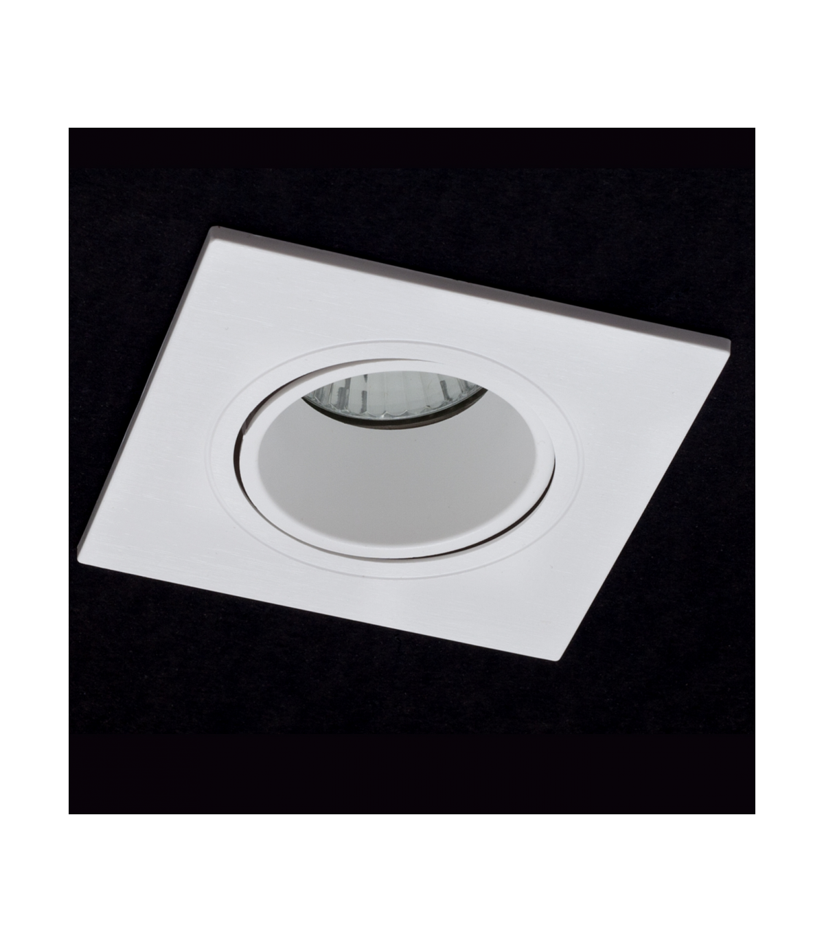 Aro Empotrable Led Basculante Oniro GU10 Cuadrado Blanco