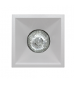 Aro Empotrable Led Fijo Oniro GU10 Cuadrado Blanco