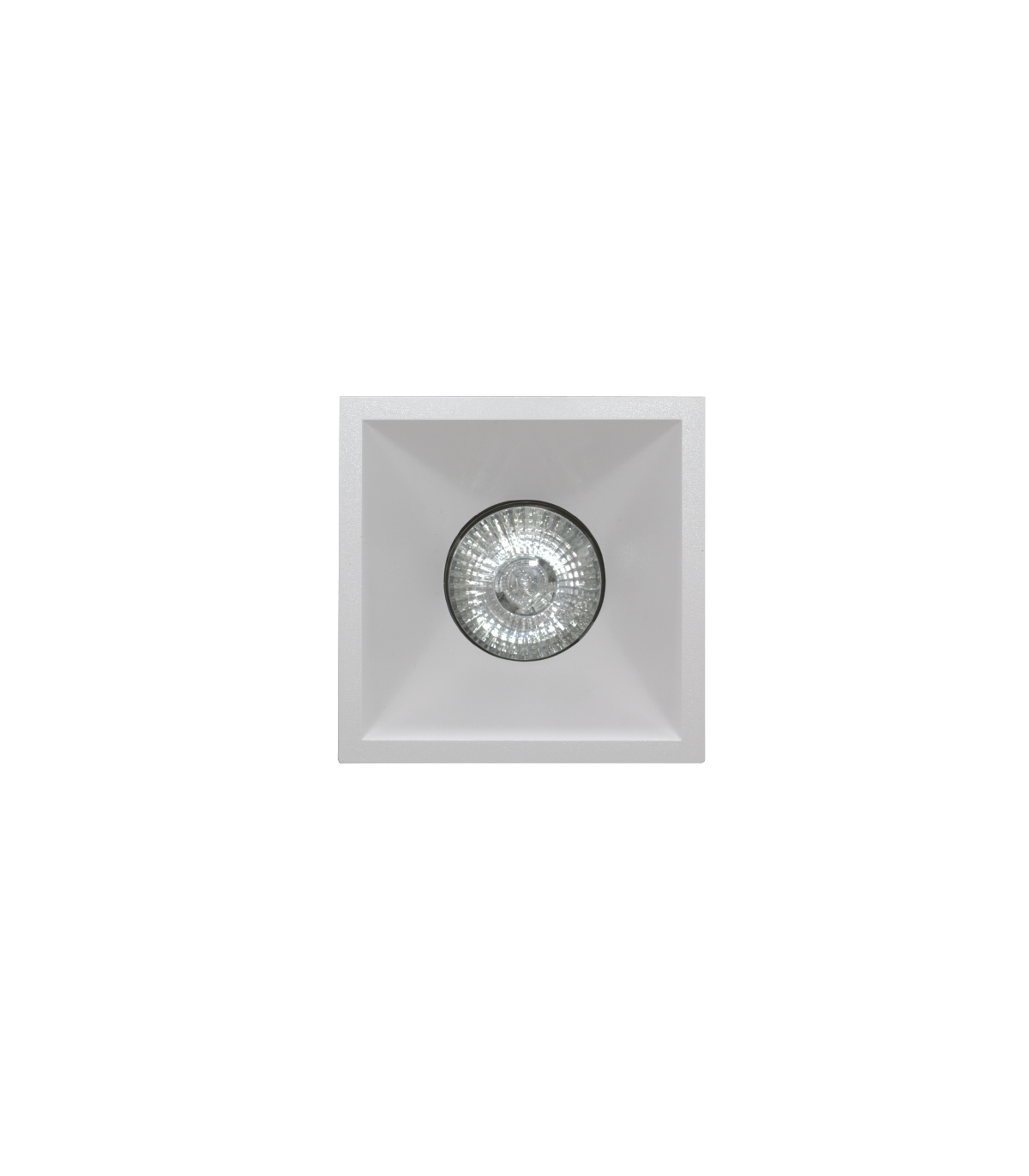 Aro Empotrable Led Fijo Oniro GU10 Cuadrado Blanco