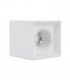 Aplique Basculante Superficie Cuadrado Blanco IP20