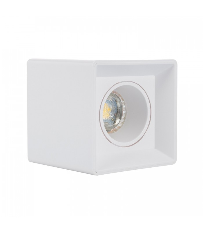 Aplique Basculante Superficie Cuadrado Blanco IP20
