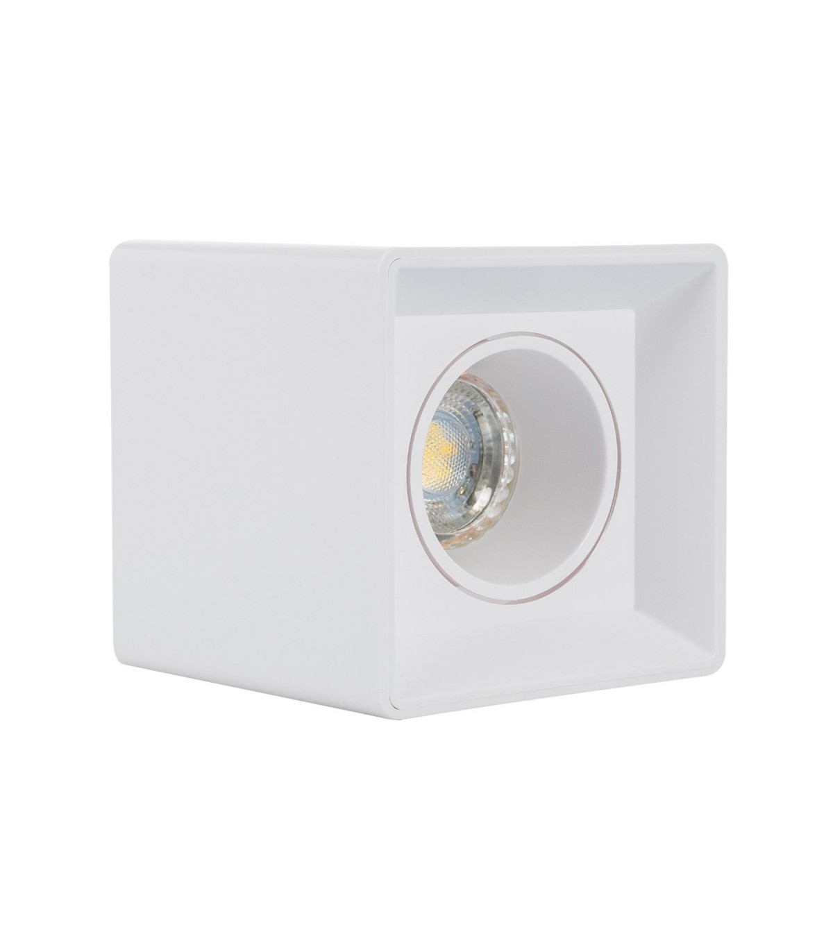Aplique Basculante Superficie Cuadrado Blanco IP20
