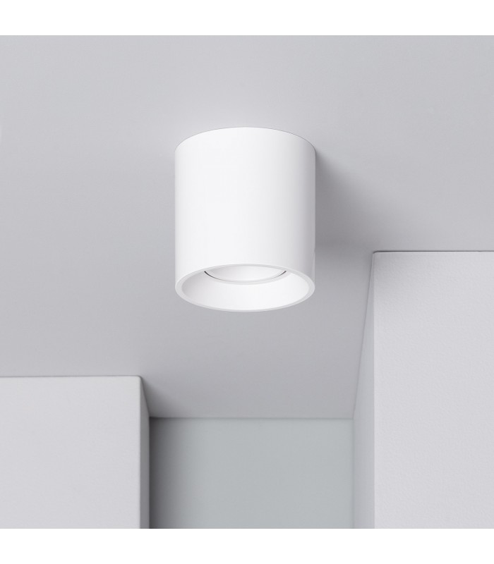 Aplique Basculante Superficie Cilíndrico Blanco IP20 GU10