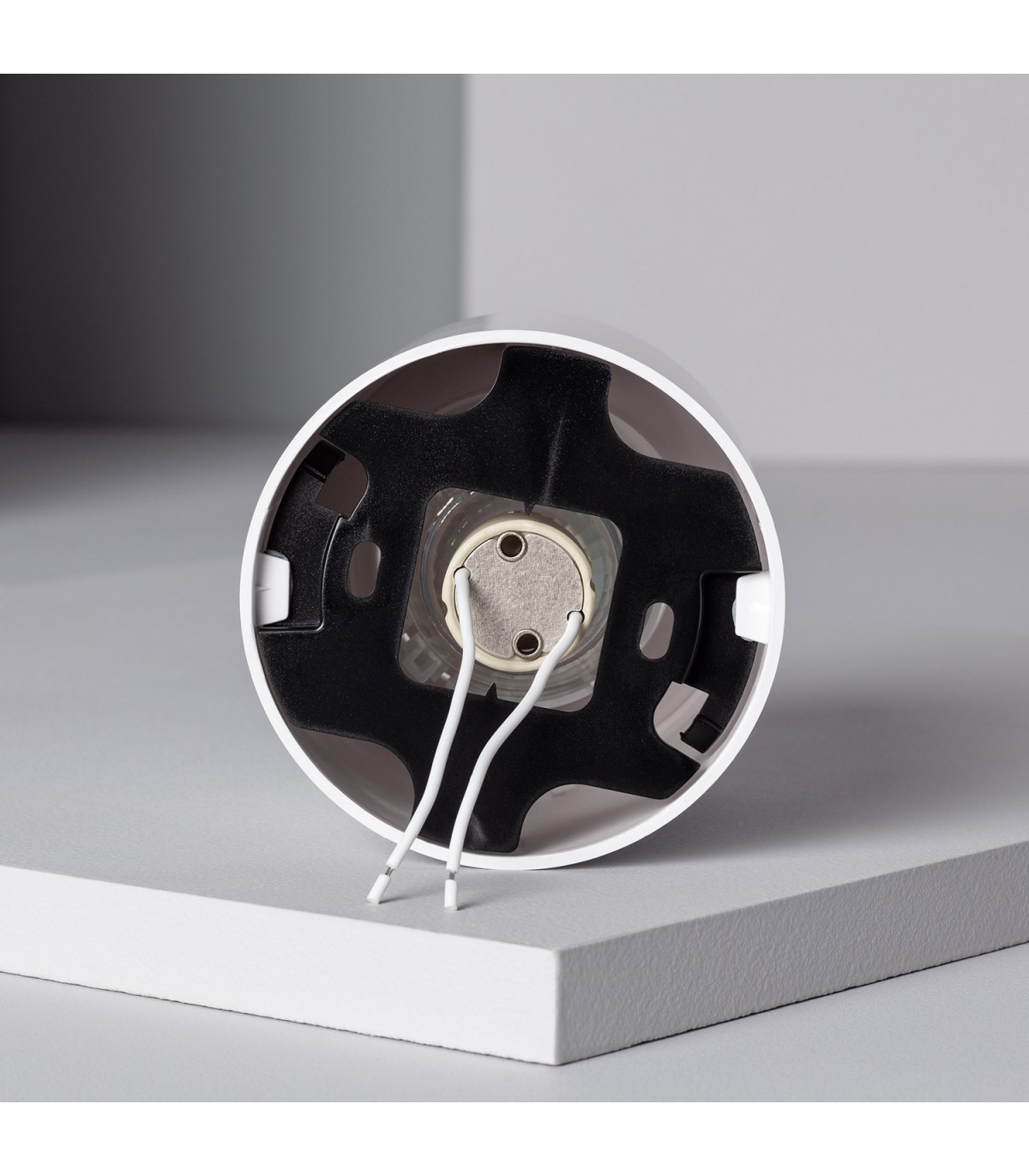 Aplique Basculante Superficie Cilíndrico Blanco IP20 GU10