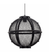 Lámpara Colgante Lumiere Bola 1xE27 Negro Regulable