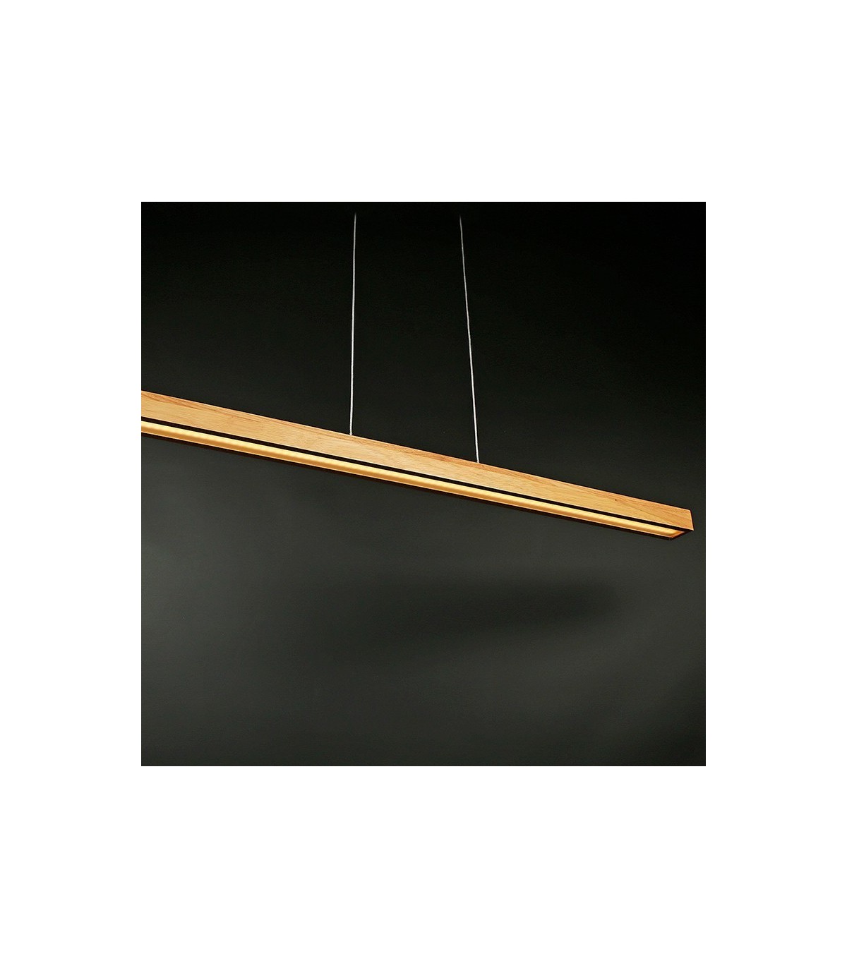 Lámpara Colgante Taveda 32W 2600Lm 3000K Madera