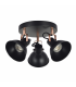 Foco Techo Arabia 3xGU10 Negro / Cobre