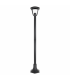 Farola Exterior Zoio 1xE27 15W Negro