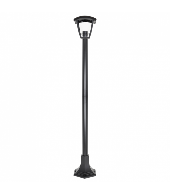 Farola Exterior Zoio 1xE27 15W Negro