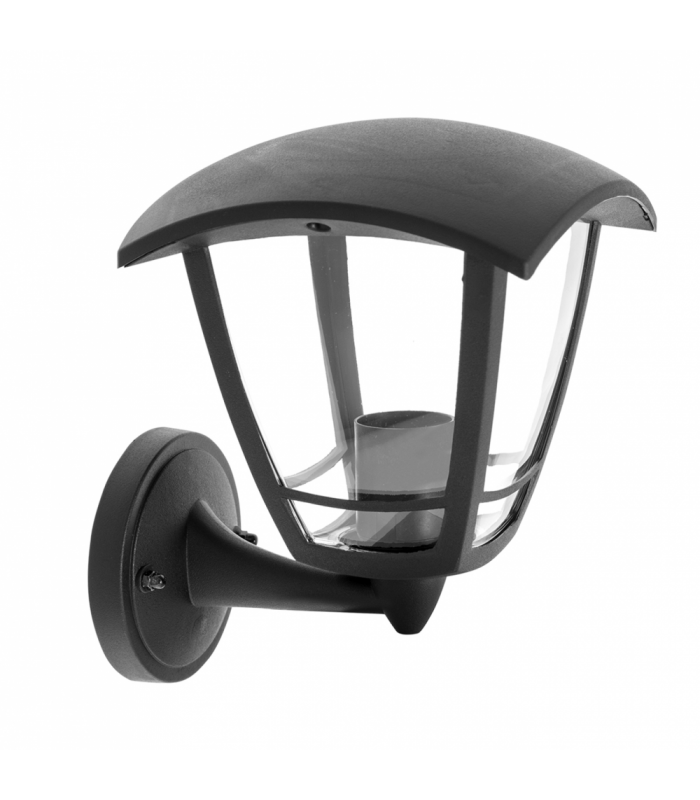 Aplique Exterior Zoio 1xE27 Negro