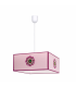 Lámpara Colgante Infantil Pétalo 1xE27 Rosa Regulable