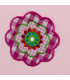 Lámpara Colgante Infantil Pétalo 1xE27 Rosa Regulable