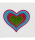 Lámpara Colgante Infantil Amor 1xE27 Rosa / Blanco Regulable
