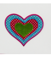 Lámpara Colgante Infantil Amor 1xE27 Rosa / Blanco Regulable