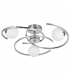 Lámpara de techo Tonga 3xG9 Cromo Tulipa Cristal