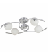 Lámpara de techo Tonga 4xG9 Cromo Tulipa Cristal