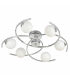 Lámpara de techo Tonga 6xG9 Cromo Tulipa Cristal