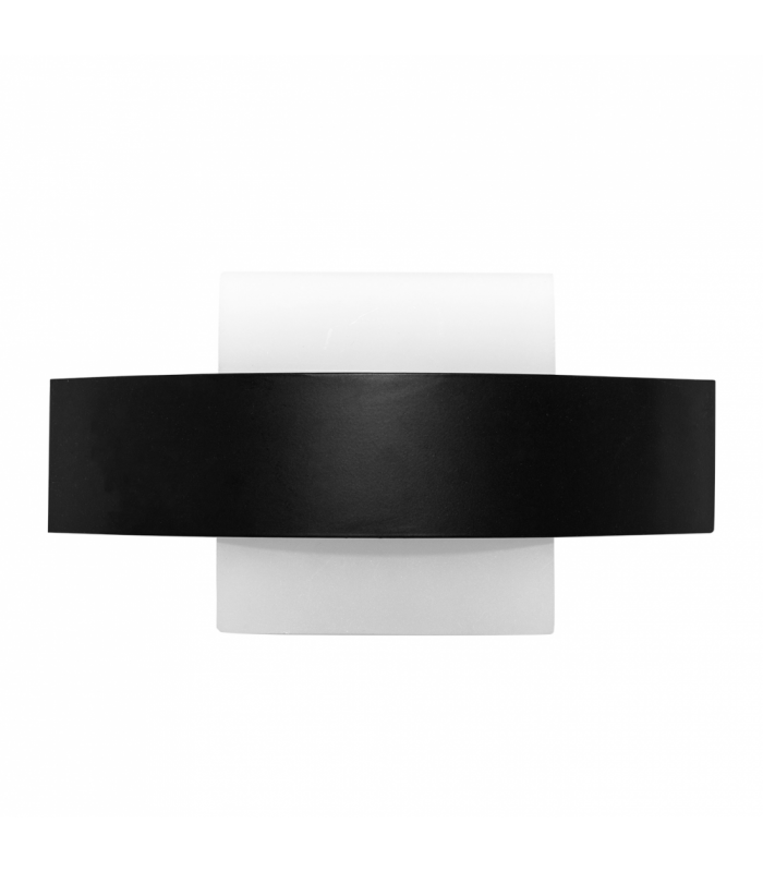 Aplique de Pared Coseno Cuadrado 8W 4000K 640Lm Negro / Blanco