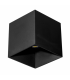 Aplique de Pared Tangente 10W 4000K 800Lm Negro