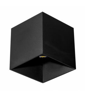 Aplique de Pared Tangente 10W 4000K 800Lm Negro