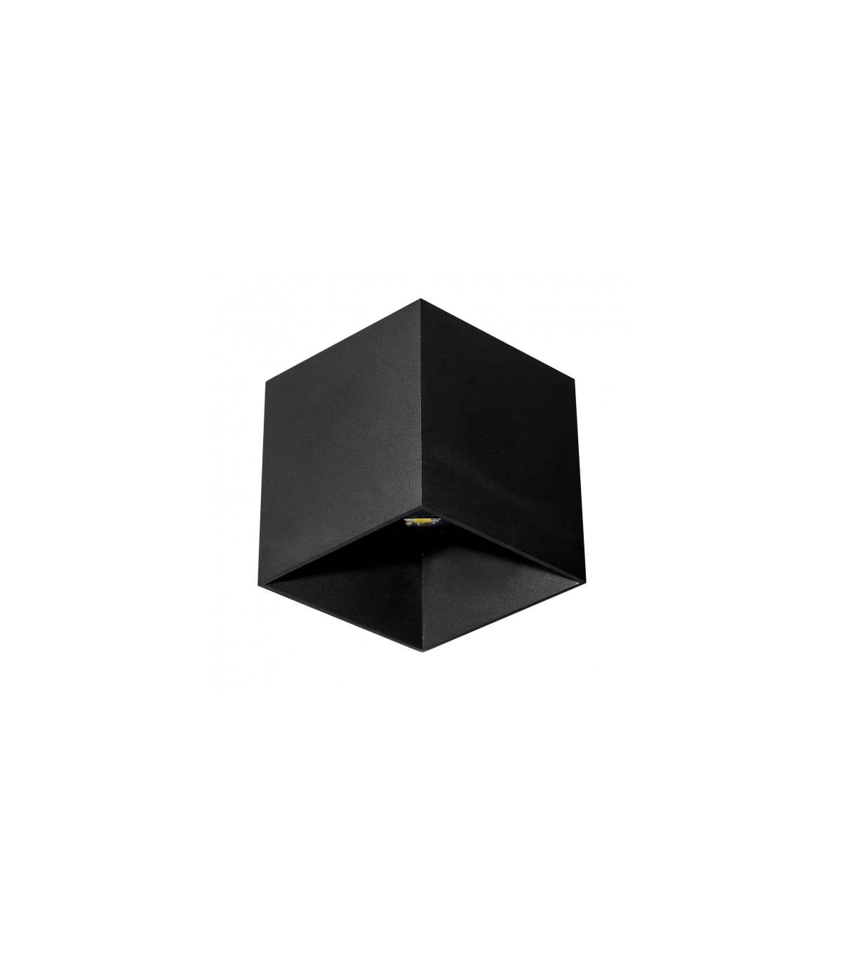 Aplique de Pared Tangente 10W 4000K 800Lm Negro