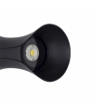 Aplique de Pared Secante 10W 4000K 800Lm Negro