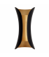 Aplique de Pared Secante 10W 4000K 800Lm Negro / Oro