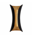 Aplique de Pared Secante 10W 4000K 800Lm Negro / Oro