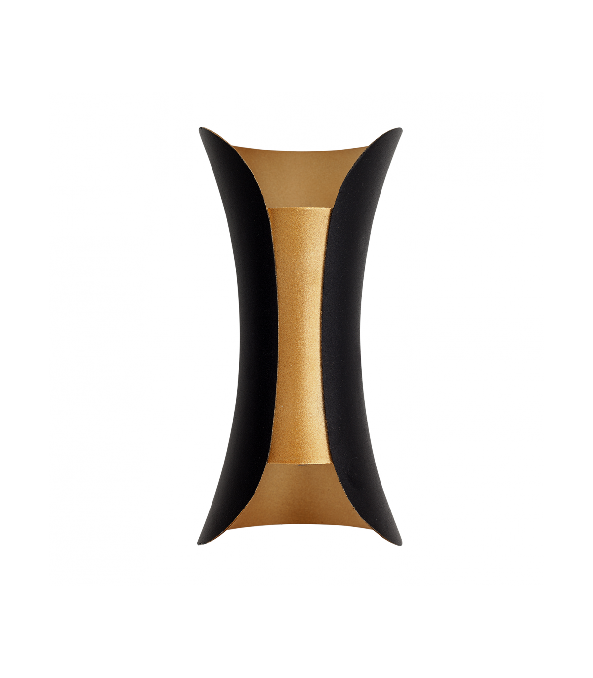 Aplique de Pared Secante 10W 4000K 800Lm Negro / Oro