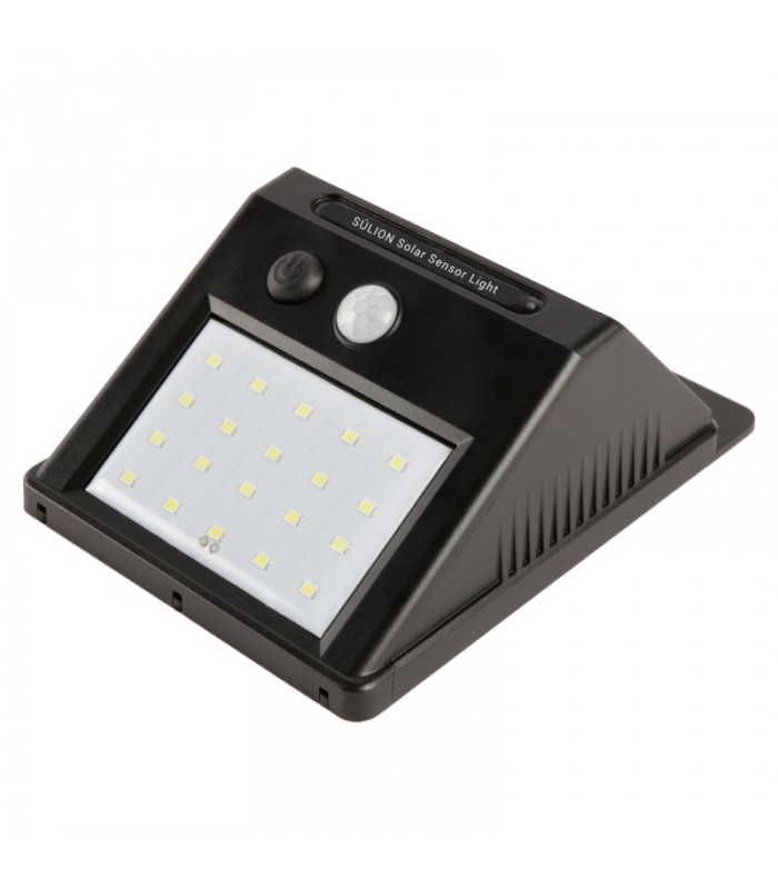 Aplique Solar Neko 2.8W 200Lm 6000K Negro