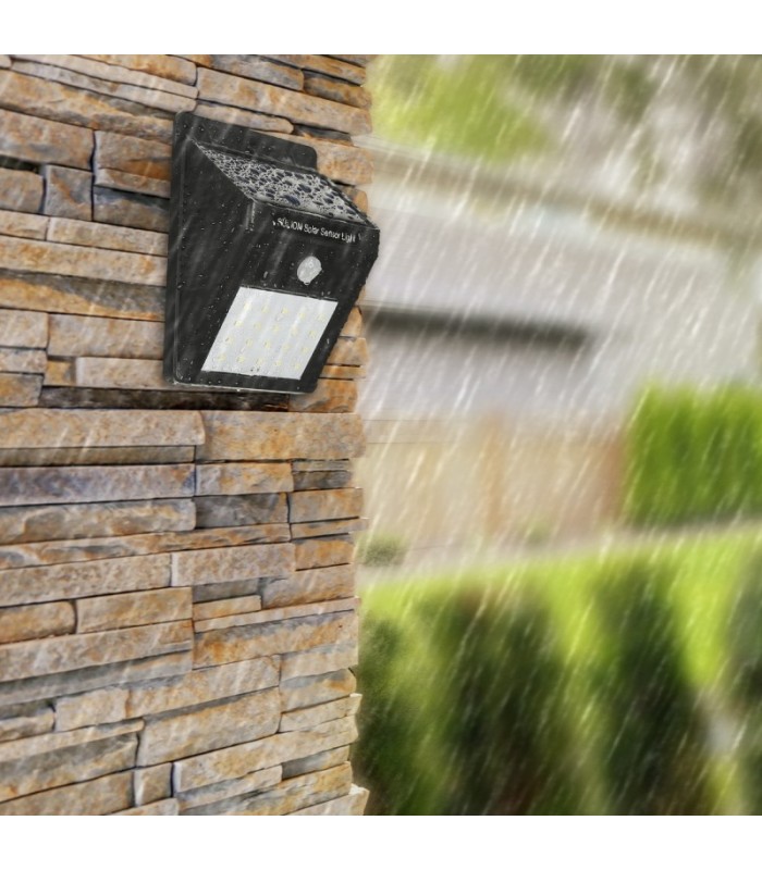 Aplique Solar Neko 2.8W 200Lm 6000K Negro