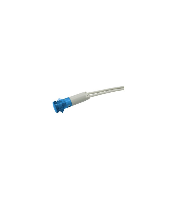 Piloto LED AZUL 230VAC 10mm C/9mm