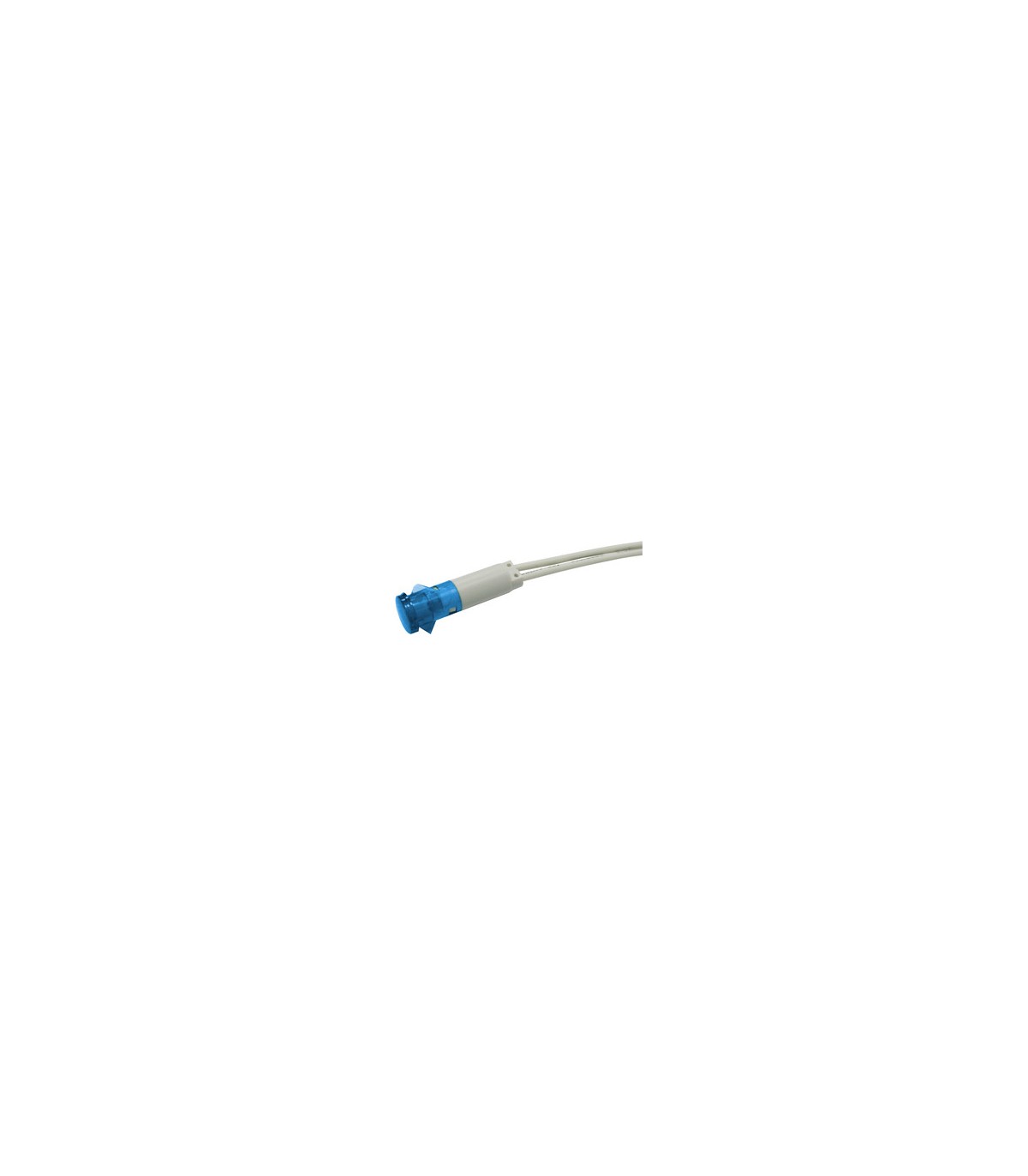 Piloto LED AZUL 230VAC 10mm C/9mm