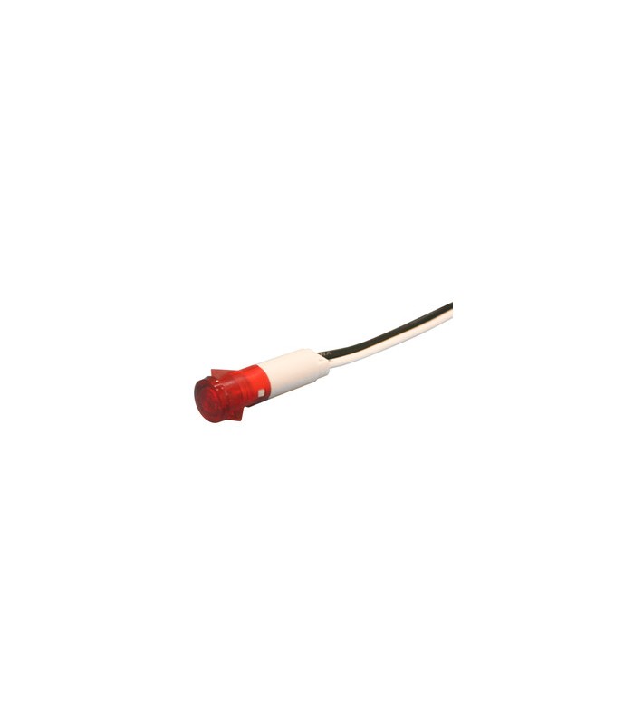 Piloto LED ROJO 24VDC 10mm C/9mm