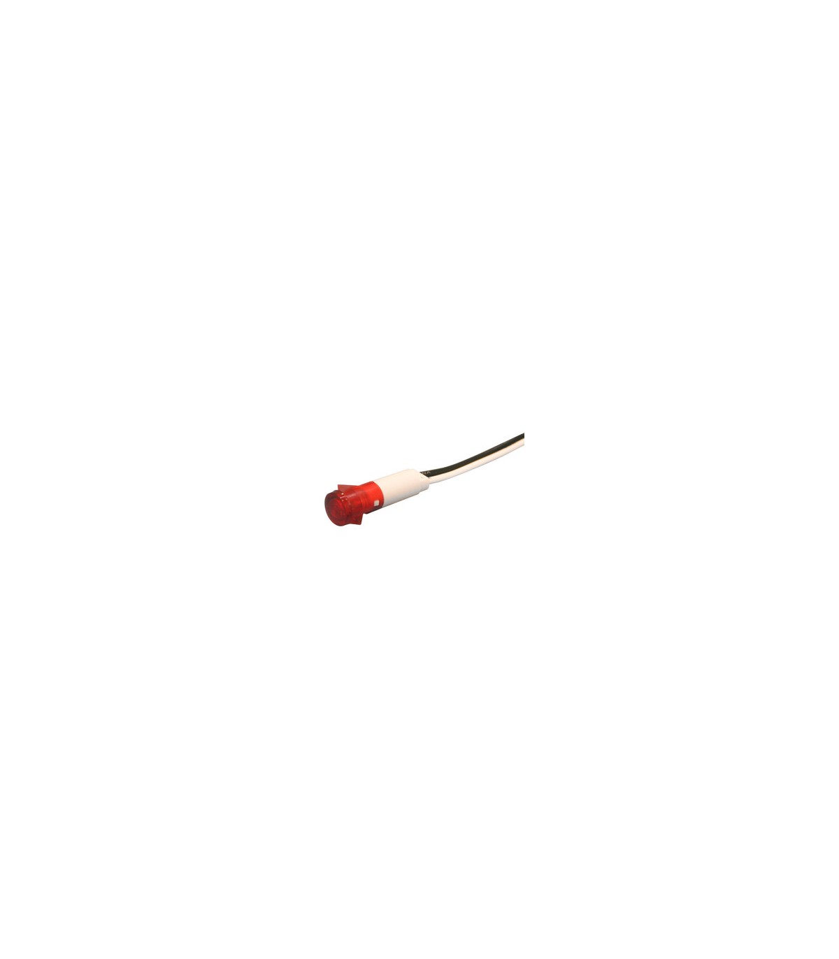 Piloto LED ROJO 24VDC 10mm C/9mm