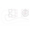 Conector G9 cerámico cable 160mm IP20 