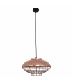 Lámpara Colgante Toyama Oval 1xE27  Cobre Regulable