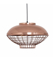 Lámpara Colgante Toyama Oval 1xE27  Cobre Regulable