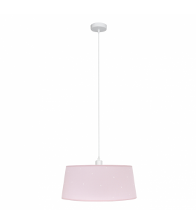 Lámpara Colgante Infantil Consciencia 1xE27 Rosa