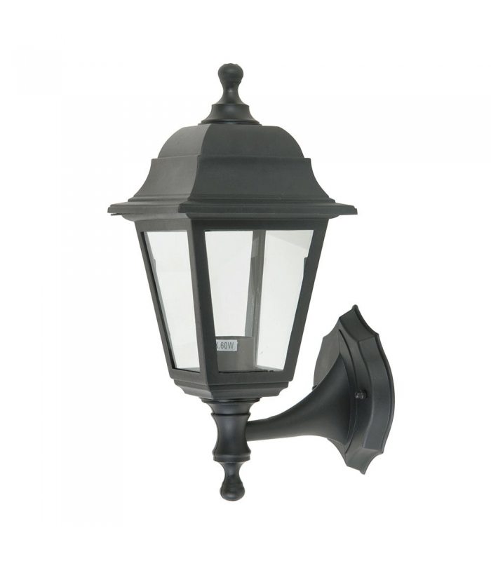 Aplique Exterior Albahaca 1xE27 IP44 Negro