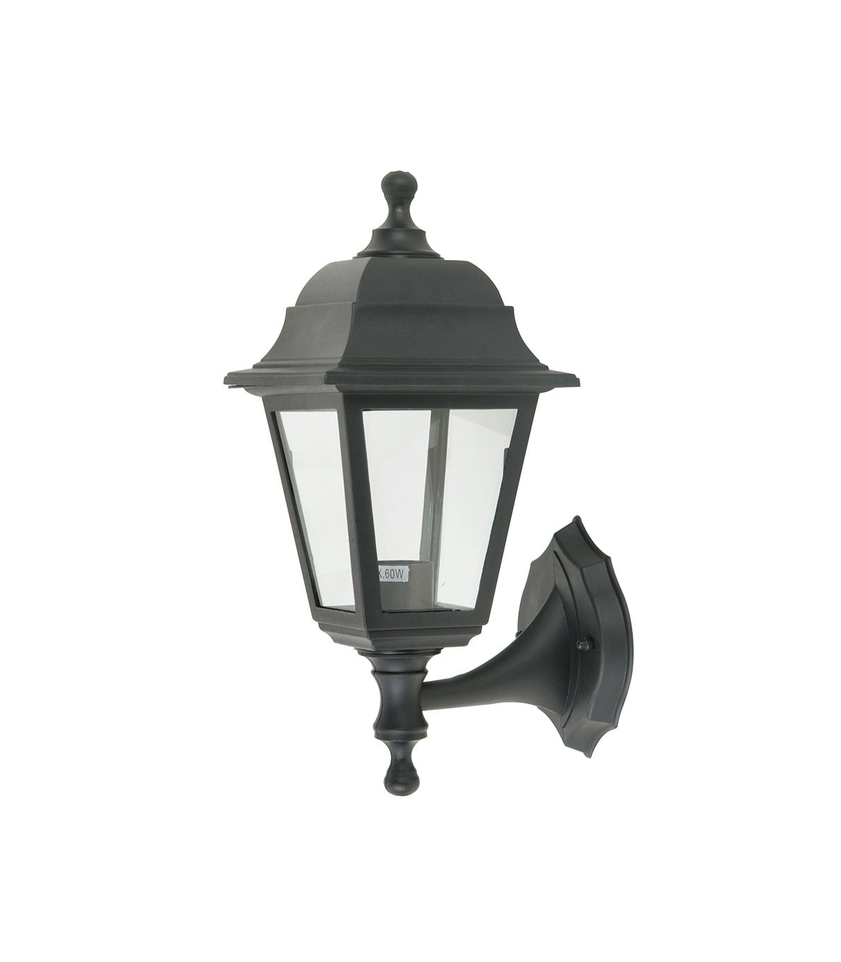 Aplique Exterior Albahaca 1xE27 IP44 Negro