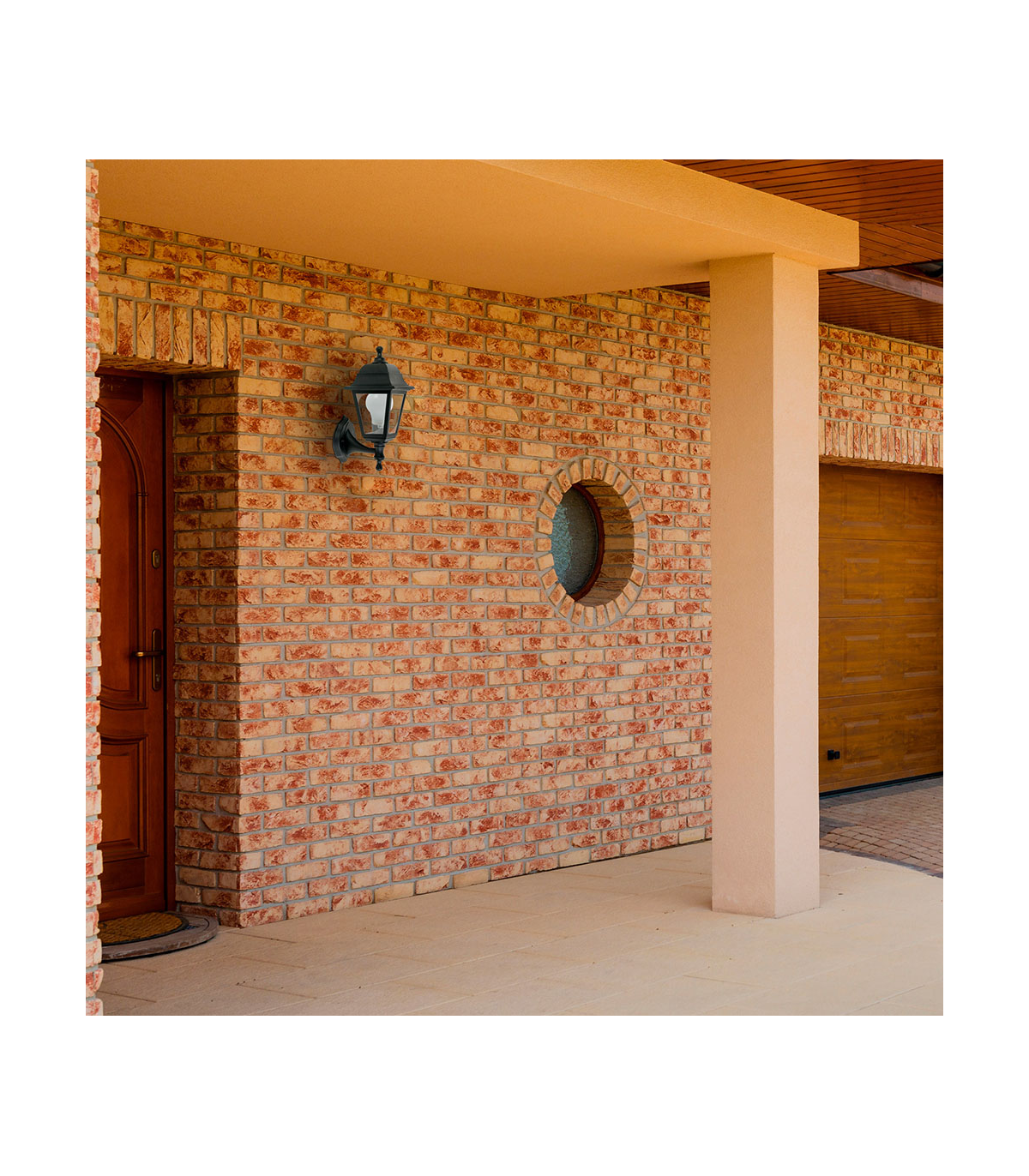 Aplique Exterior Albahaca 1xE27 IP44 Negro